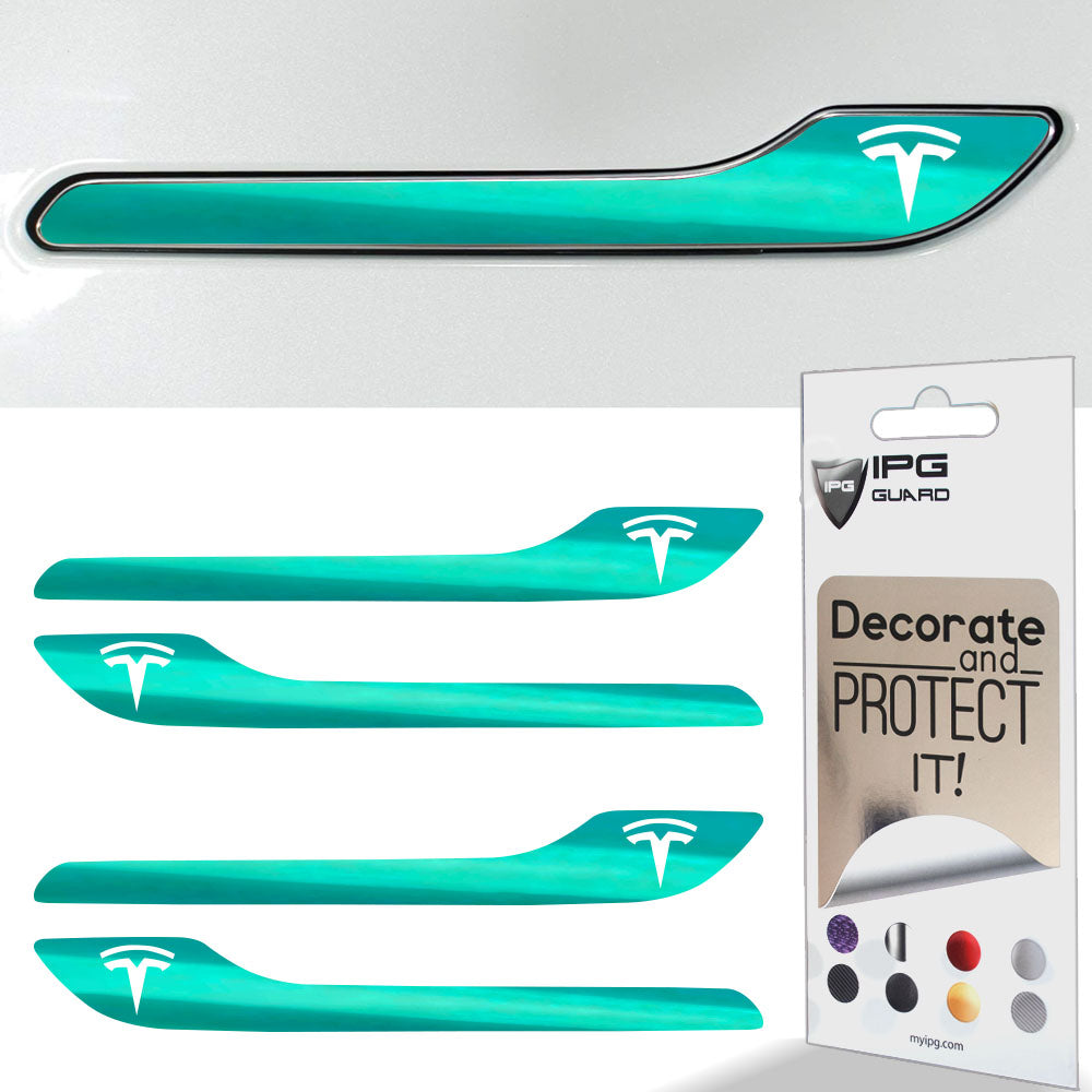 IPG Decorative for Tesla Model 3 / Model Y Door Handle (Set of 4) - Decals Stickers Protector