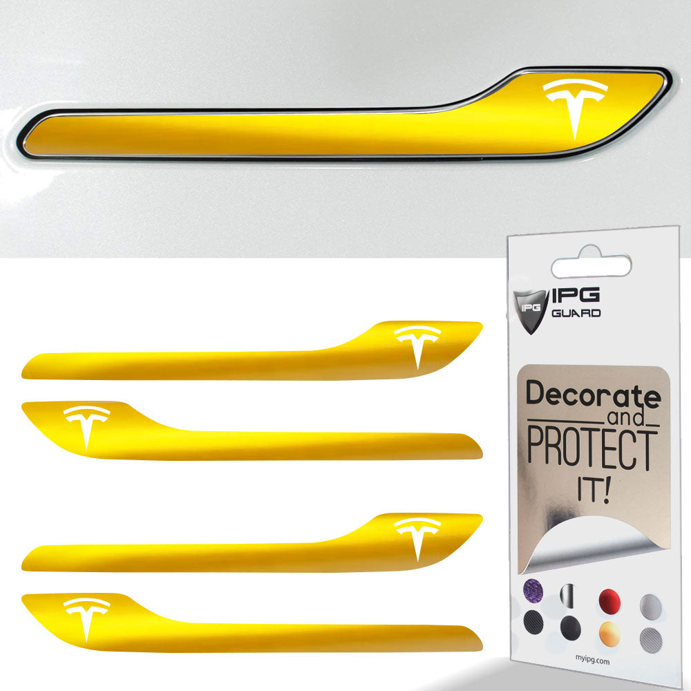IPG Decorative for Tesla Model 3 / Model Y Door Handle (Set of 4) - Decals Stickers Protector