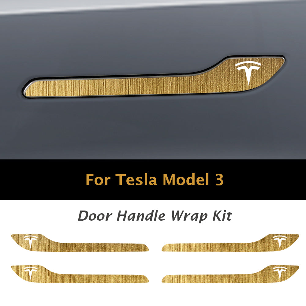 IPG Decorative for Tesla Model 3 / Model Y Door Handle (Set of 4) - Decals Stickers Protector