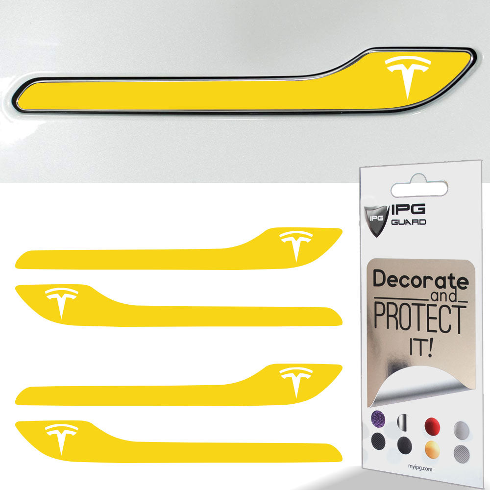 IPG Decorative for Tesla Model 3 / Model Y Door Handle (Set of 4) - Decals Stickers Protector