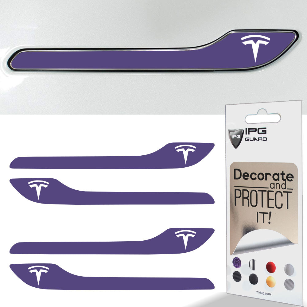 IPG Decorative for Tesla Model 3 / Model Y Door Handle (Set of 4) - Decals Stickers Protector