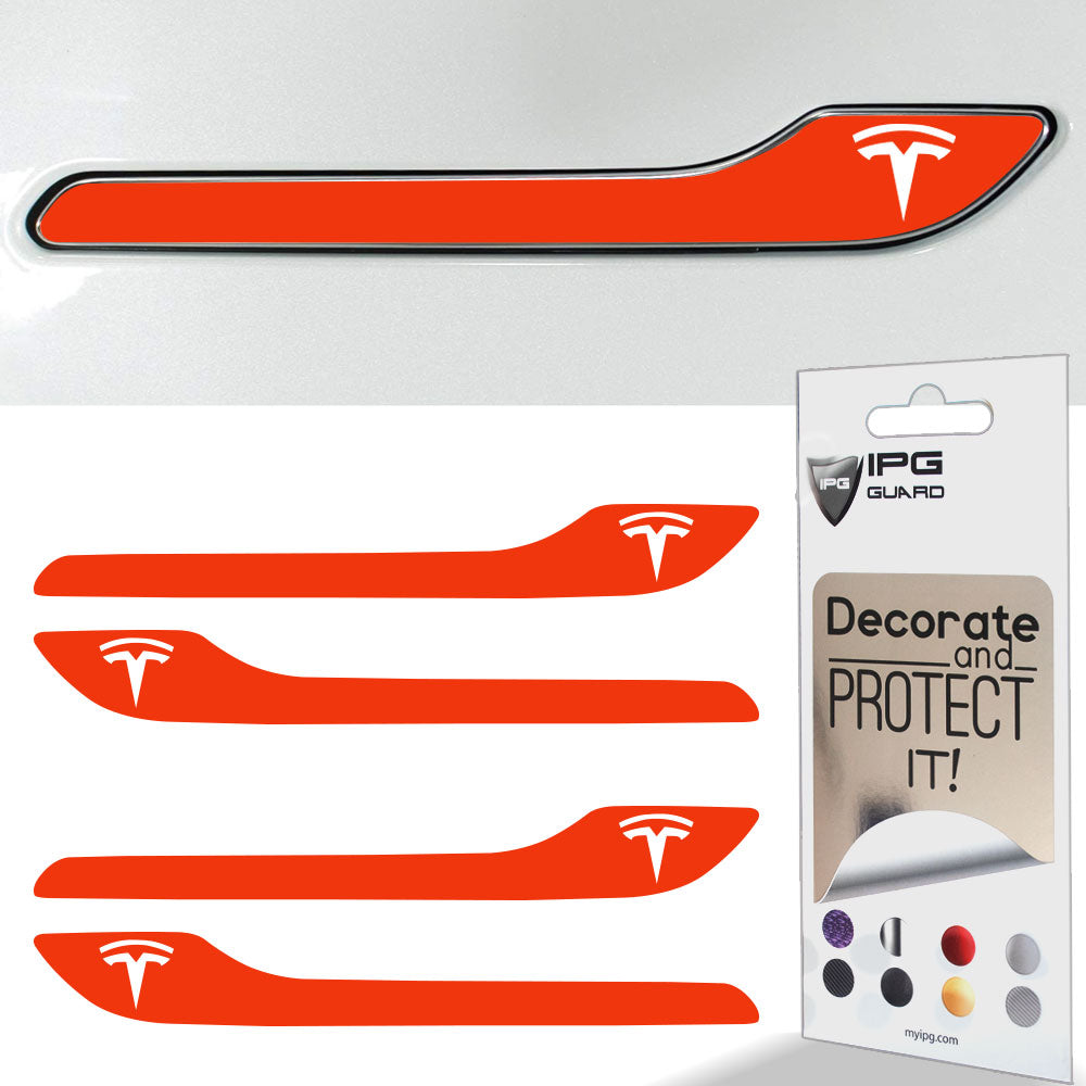 IPG Decorative for Tesla Model 3 / Model Y Door Handle (Set of 4) - Decals Stickers Protector