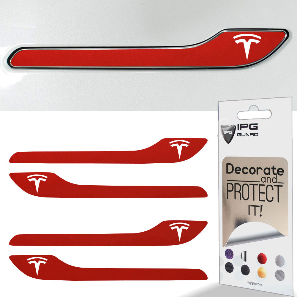 IPG Decorative for Tesla Model 3 / Model Y Door Handle (Set of 4) - Decals Stickers Protector