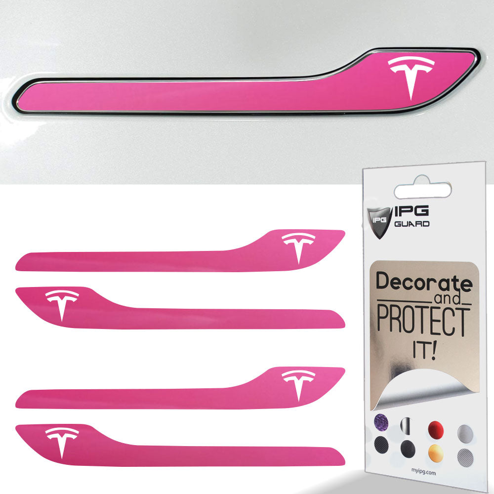 IPG Decorative for Tesla Model 3 / Model Y Door Handle (Set of 4) - Decals Stickers Protector