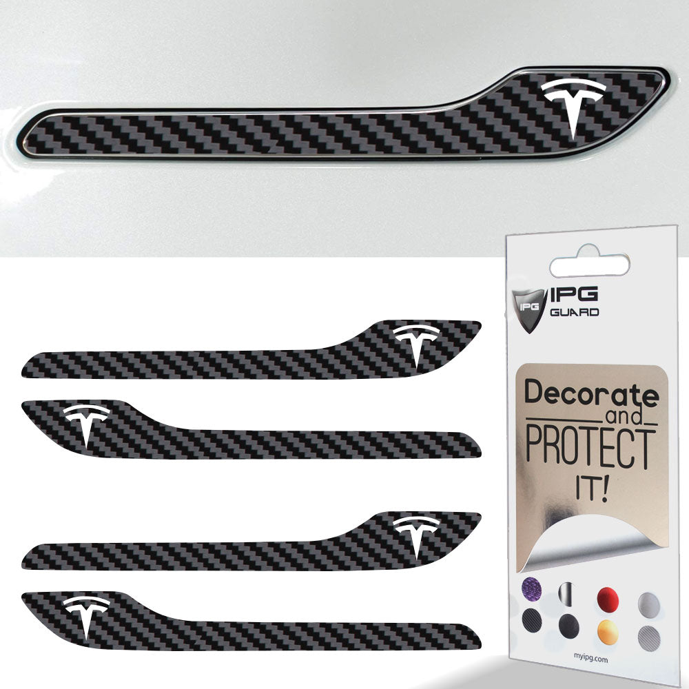 IPG Decorative for Tesla Model 3 / Model Y Door Handle (Set of 4) - Decals Stickers Protector