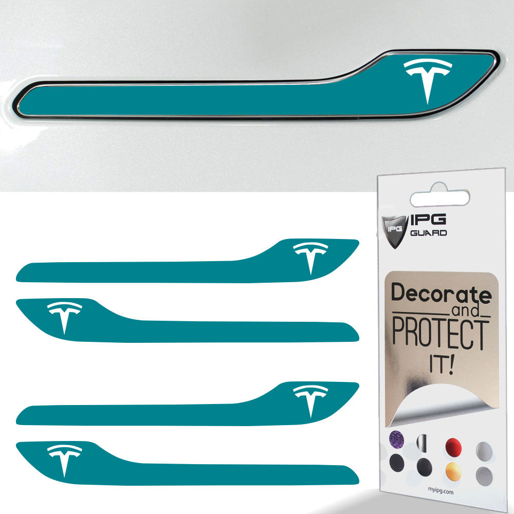 IPG Decorative for Tesla Model 3 / Model Y Door Handle (Set of 4) - Decals Stickers Protector