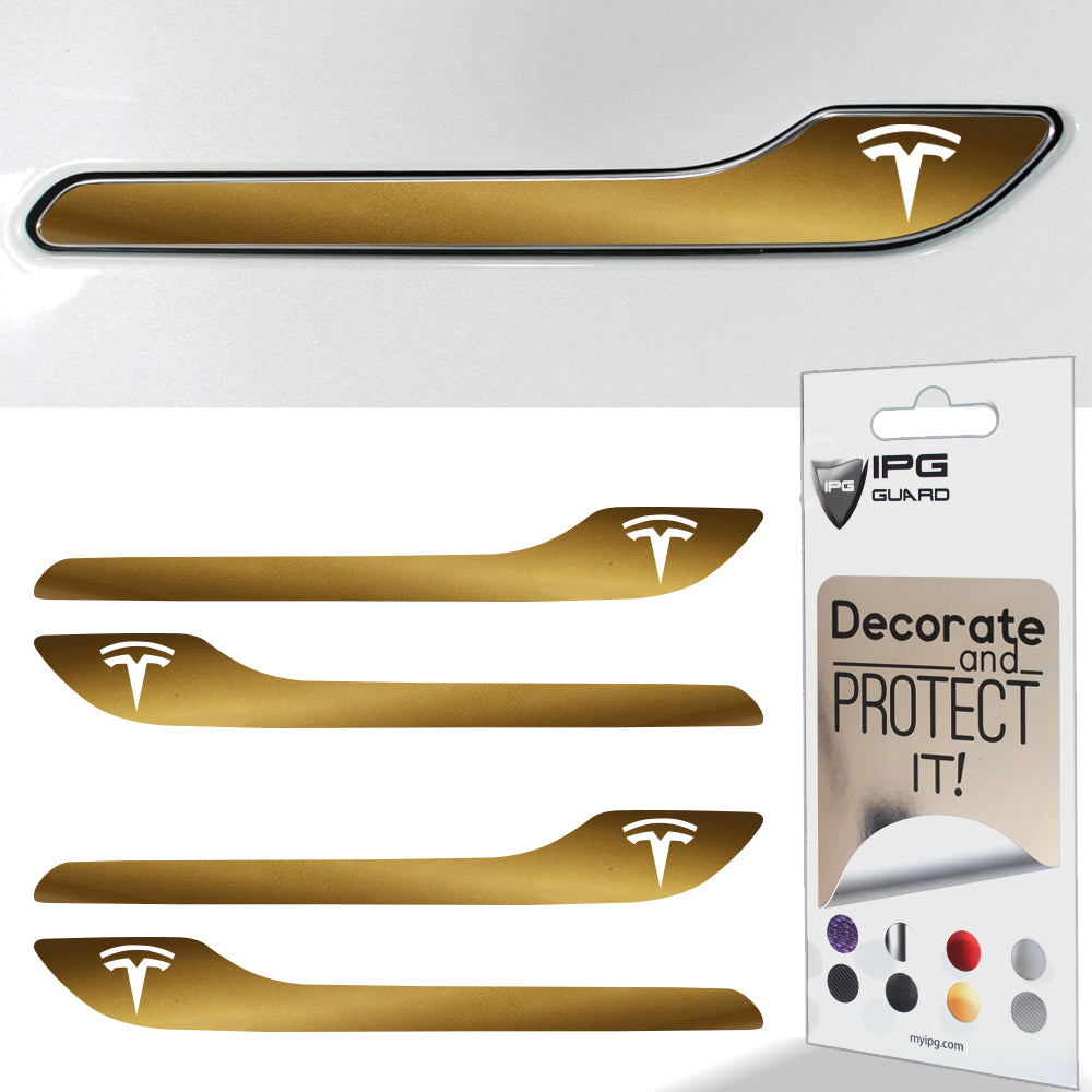 IPG Decorative for Tesla Model 3 / Model Y Door Handle (Set of 4) - Decals Stickers Protector