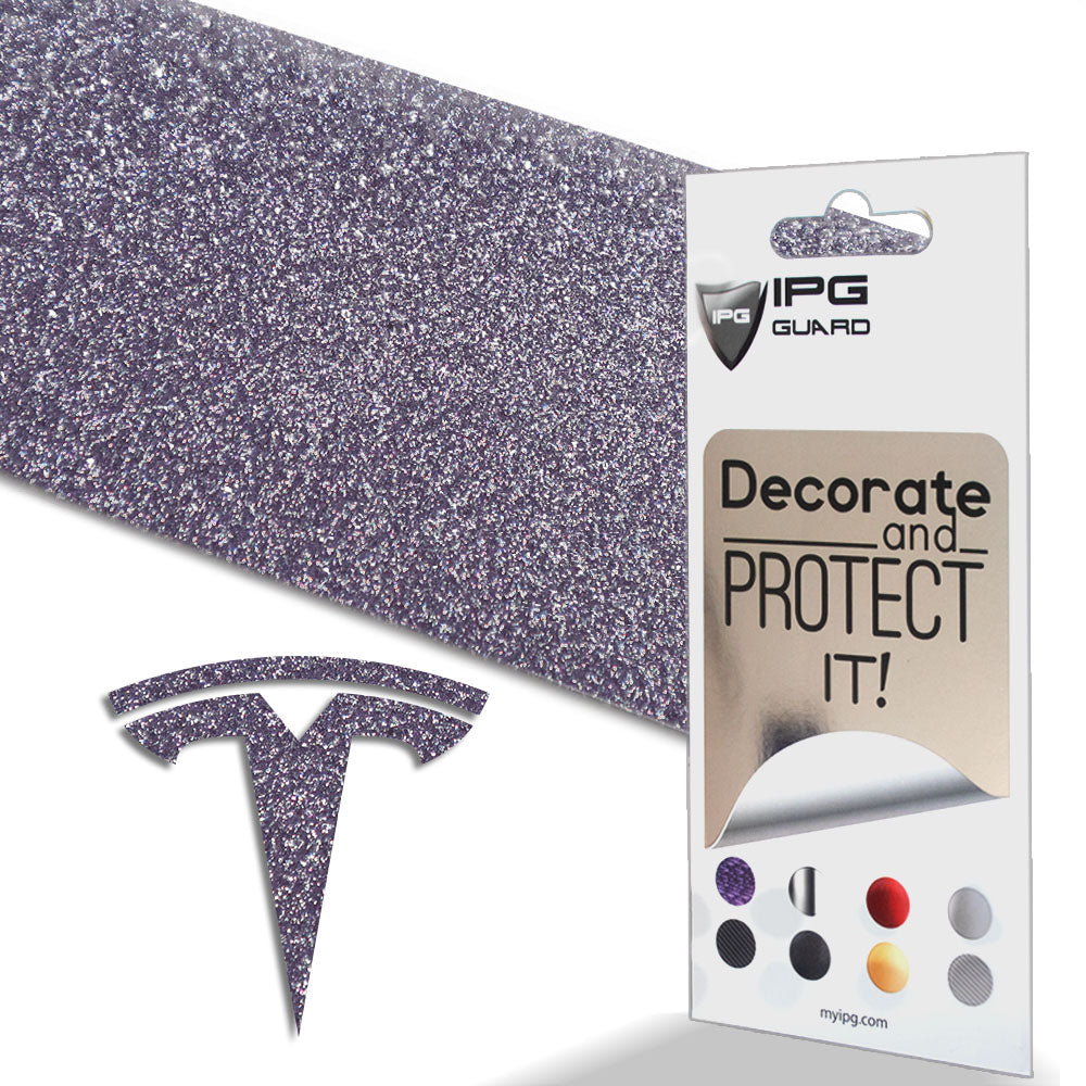Tesla Model 3 için IPG Dekoratif Koruyucu Amblem Sticker Etiket Aksesuar Vinil (9 Logo Set)