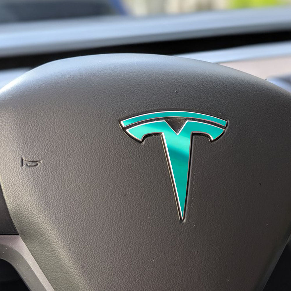 Tesla Model 3 için IPG Dekoratif Koruyucu Amblem Sticker Etiket Aksesuar Vinil (9 Logo Set)