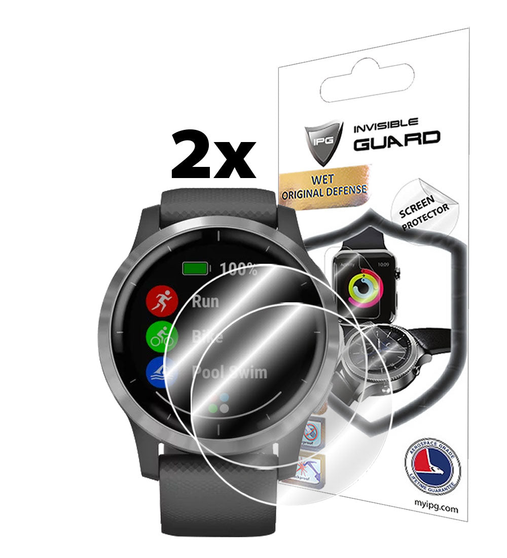 Garmin Vivoactive 4 Akıllı Saat için IPG Orijinal Ekran Koruyucu (2 Adet) (Hidrojel)