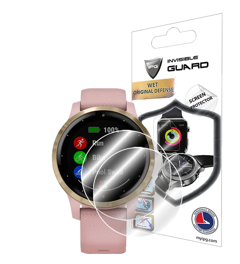 IPG Original for Garmin Vivoactive 4S Smartwatch SCREEN Protector (2 Units) (Hydrogel)