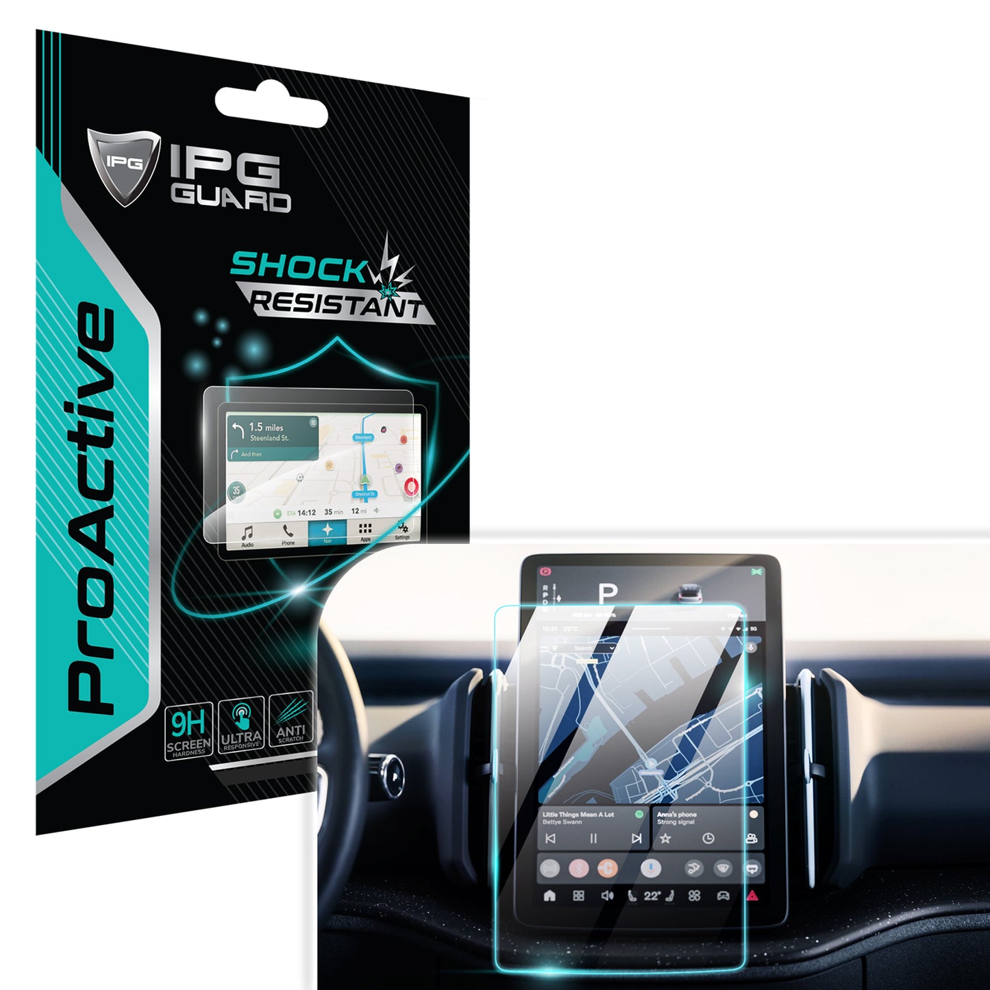 IPG ProActive for Volvo 2025 EX30 12.3 Inch Navigation Display SCREEN Protector