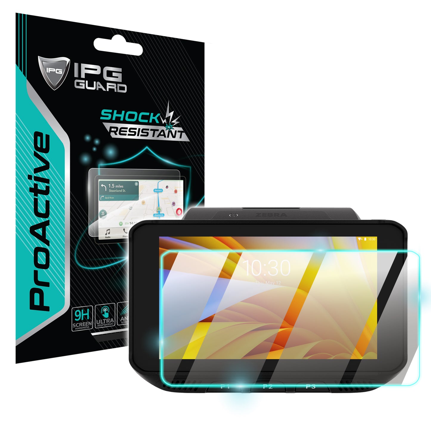 IPG ProActive for ZEBRA WT5400 Wearable Computer (3 Units) SCREEN Protector