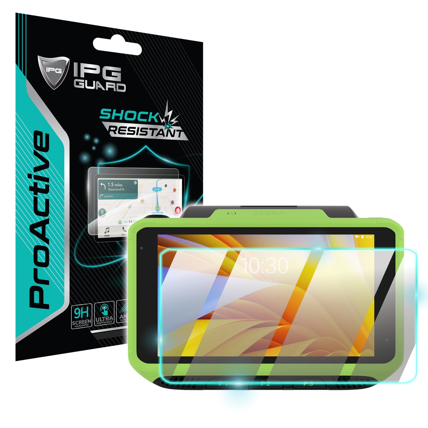 IPG ProActive for ZEBRA WT6400 Wearable Computer (3 Units) SCREEN Protector