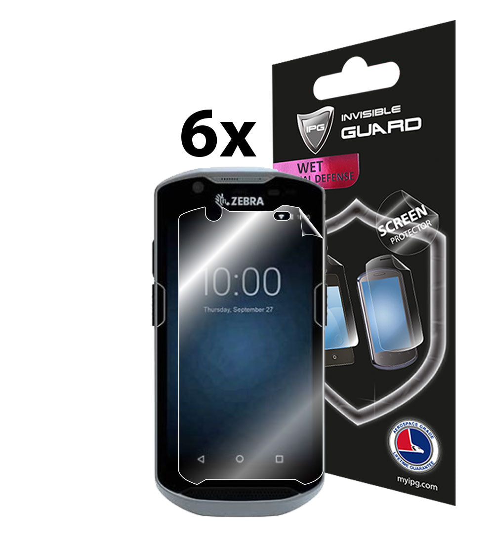 ZEBRA TC52 - TC57 Mobil El Bilgisayarı için IPG Orijinal EKRAN Koruyucu (6 Adet) (Hidrojel)