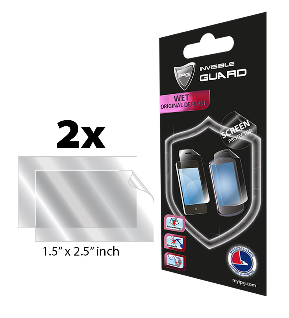 IPG Original for 1.5" x 2.5" inch SCREEN Protector (Hydrogel) (2 Units)