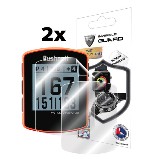 IPG Original for Bushnell Phantom 2 GPS Rangefinder SCREEN Protector (2 Units) (Hydrogel)