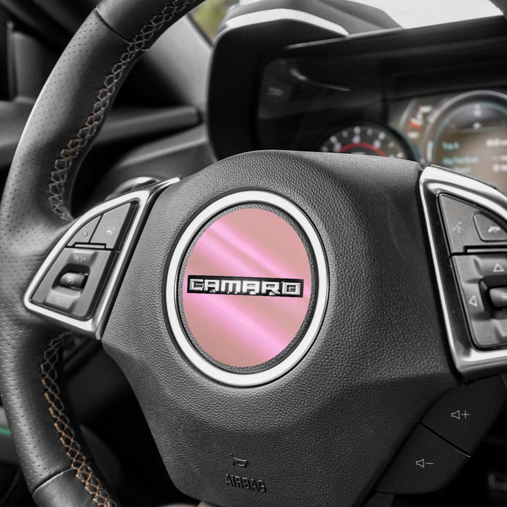 IPG Decorative for CAMARO (2017-2019) Steering Wheel Accent Decal Sticker Protector