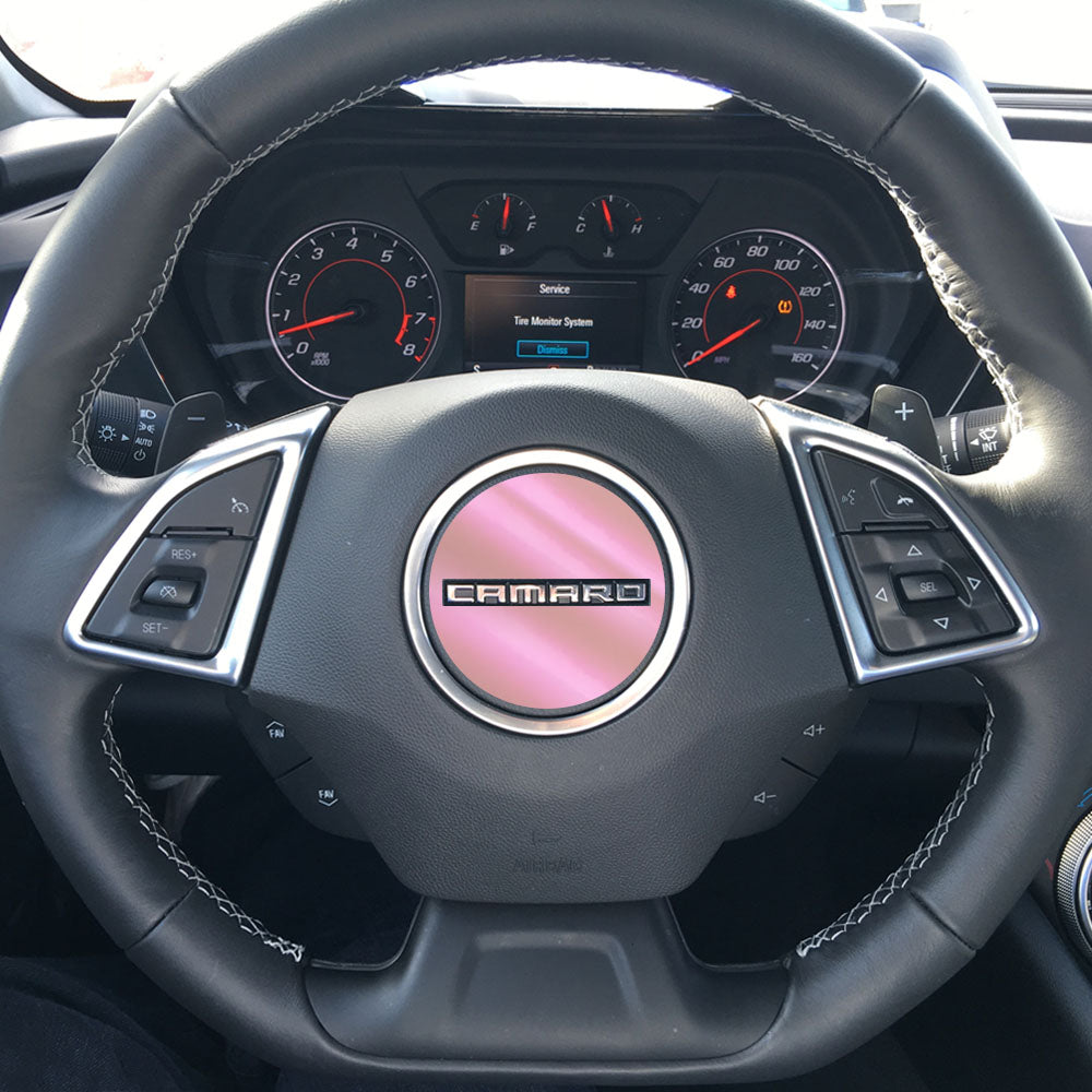 IPG Decorative for CAMARO (2017-2019) Steering Wheel Accent Decal Sticker Protector