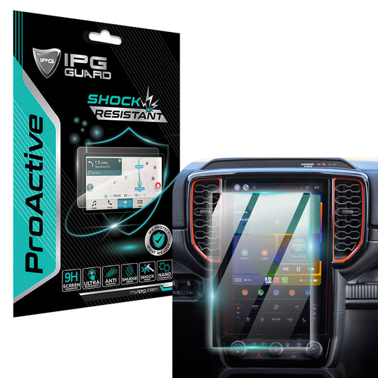 IPG ProActive for Ford Ranger Lariat & Raptor & XLT (Optional) & 4x4 WILDTRAK AT - X AT 2023-2024 12" inch Navigation Screen Protector