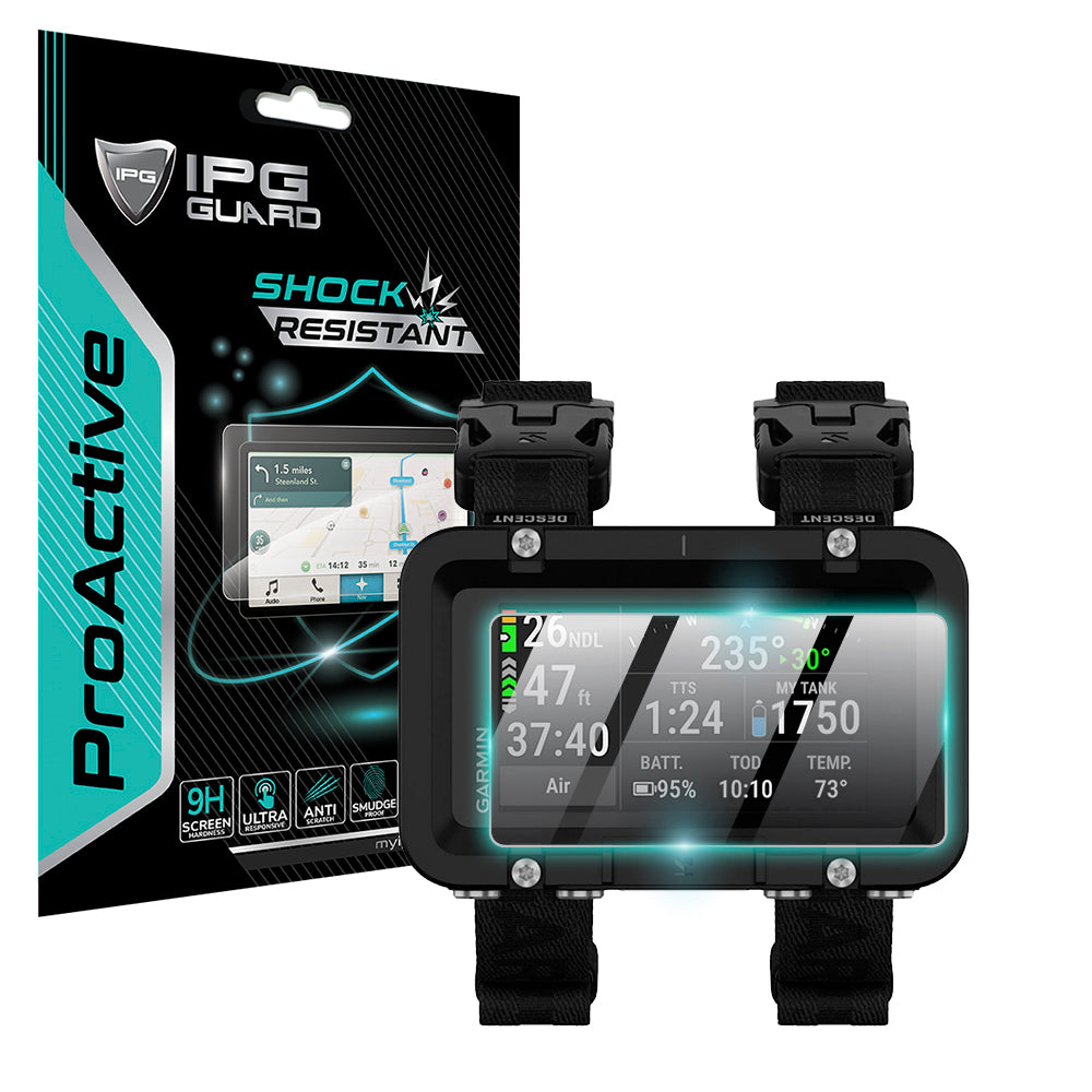 IPG ProActive for Garmin Descent X50i Dive Computer Smart Watch PC GPS (2 Units) SCREEN Protector