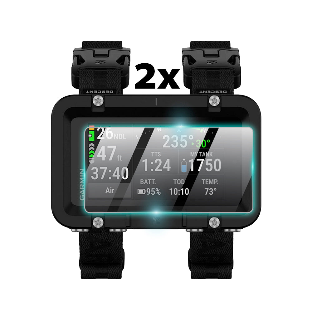 IPG ProActive for Garmin Descent X50i Dive Computer Smart Watch PC GPS (2 Units) SCREEN Protector