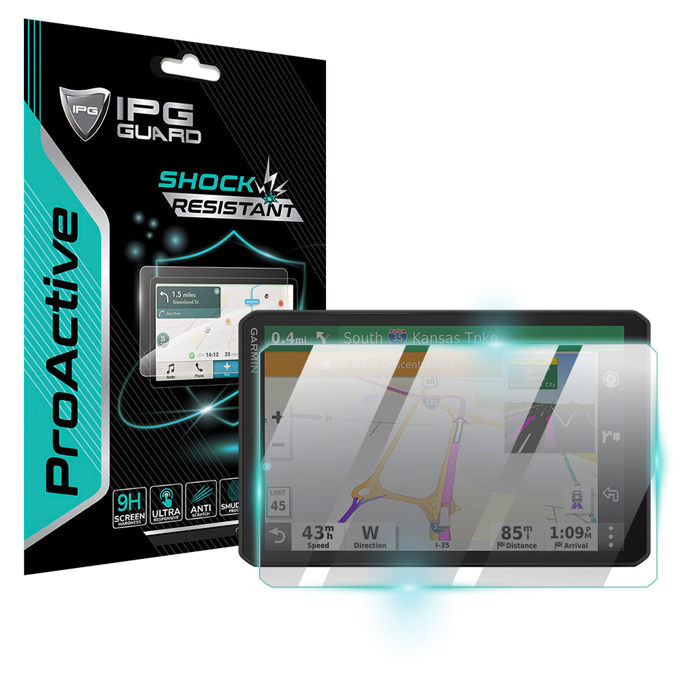 IPG ProActive for Garmin Dezl OTR800 8" GPS TRUCK NAVIGATOR SCREEN Protector