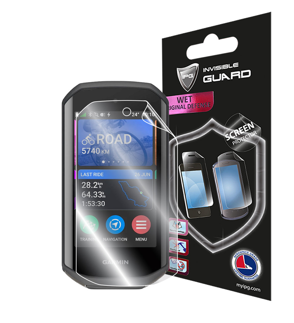 Garmin Edge 540-840 Solar GPS Bisiklet Bilgisayarı için IPG Orijinal EKRAN Koruyucu (Hidrojel) (2 Adet) 