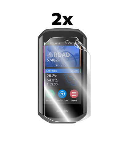 Garmin Edge 540-840 Solar GPS Bisiklet Bilgisayarı için IPG Orijinal EKRAN Koruyucu (Hidrojel) (2 Adet) 