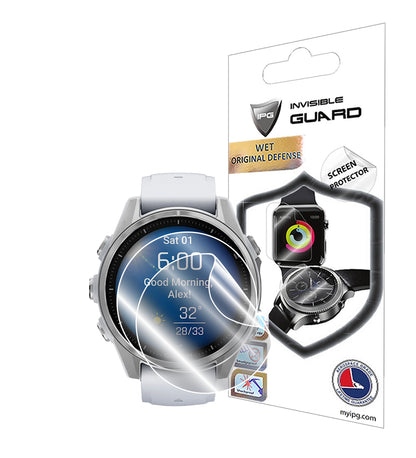 IPG Original for Garmin Fenix 8 – 43 mm AMOLED / Garmin Fenix E – 47 mm AMOLED Smartwatch SCREEN Protector (2 Units) (Hydrogel)