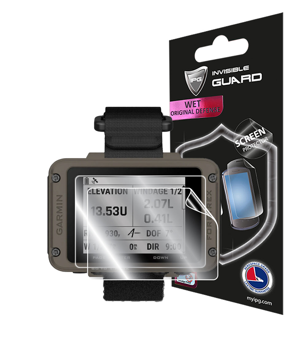 IPG Original for Garmin Foretrex 801-901 Ballistic Edition GPS Navigator (2 Units) SCREEN Protector (Hydrogel)