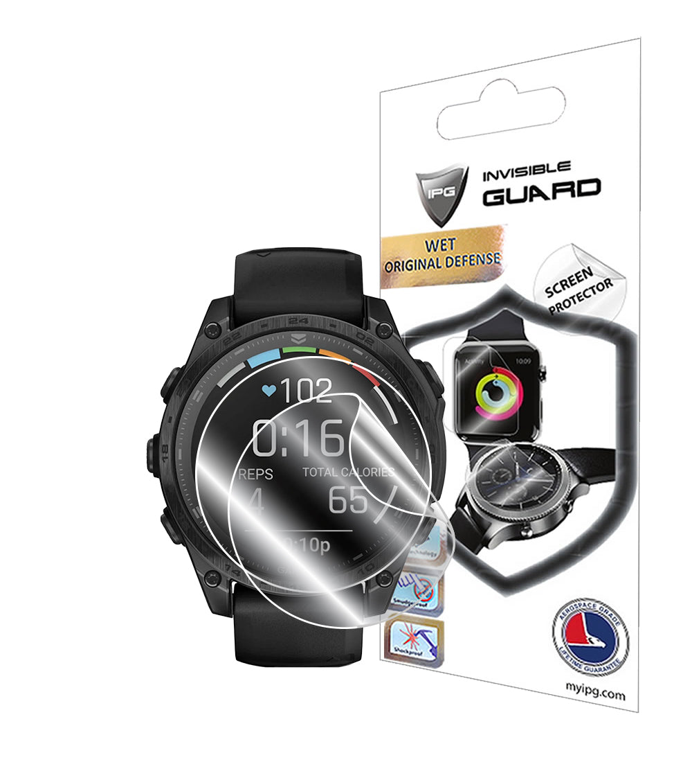 IPG Original for Garmin Tactix 8 – 47 mm AMOLED Smartwatch SCREEN Protector (2 Units) (Hydrogel)