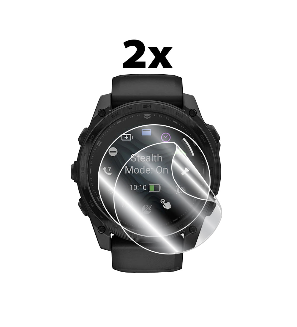 IPG Original for Garmin Tactix 8 – 51 mm AMOLED - SOLAR - AB ELİTE Smartwatch SCREEN Protector (2 Units) (Hydrogel)