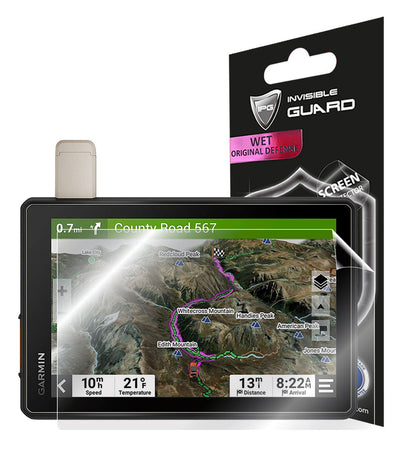 IPG Original for Garmin Tread Overland Edition 8 Inch Navigator GPS SCREEN Protector (Hydrogel)