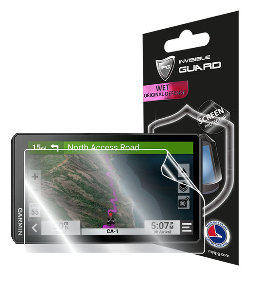 Garmin Zumo XT2 Motosiklet Navigator 6 Inç Dokunmatik Ekran GPS için IPG Orijinal EKRAN Koruyucu (Hidrojel)