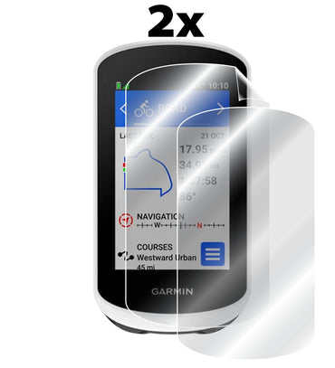 Garmin Edge Explorer 2 - Explore 2 Güç Montaj Paketi için IPG Orijinal EKRAN Koruyucu (Hidrojel) (2 Adet) 