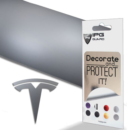 Tesla Model 3 için IPG Dekoratif Koruyucu Amblem Sticker Etiket Aksesuar Vinil (9 Logo Set)