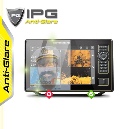 IPG Anti-Glare for Humminbird XPLORE 10 CMSI+ Fishfinder 10" inch GPS Sonar Radar Map Display ANTI-GLARE SCREEN Protector