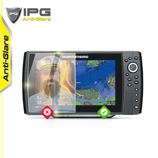 IPG Anti-Glare for Humminbird Helix 10 Fishfinder 10" Inch Gps Sonar Radar Map Display ANTI-GLARE SCREEN Protector