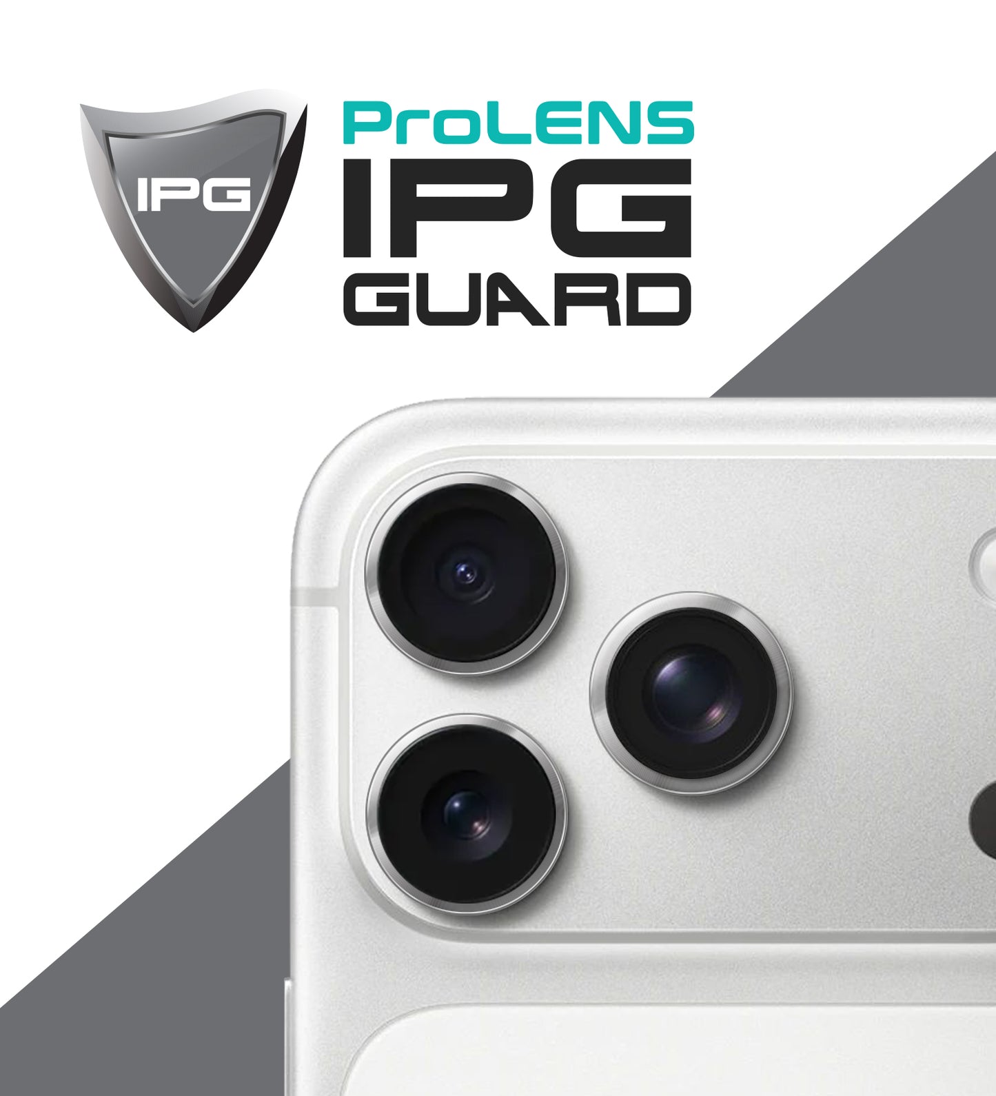 IPG ProLens for Apple iPhone 17 Pro - 17 Pro Max CD TRACK FRAME CAMERA LENS Protector (5 Color Options)