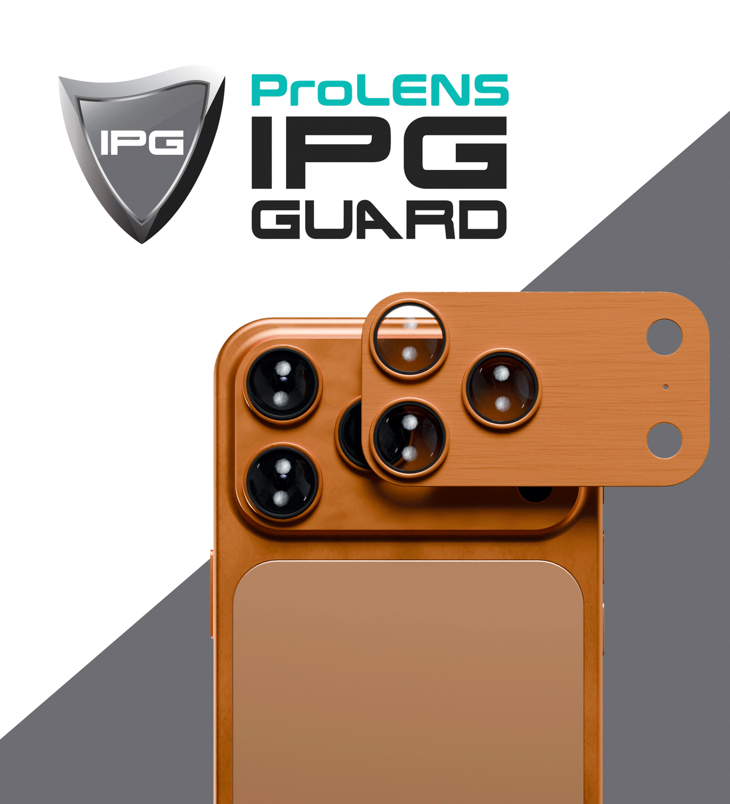 IPG ProLens for Apple iPhone 17 Pro FULL Coverage Camera Lens Protector (4 Color Options)