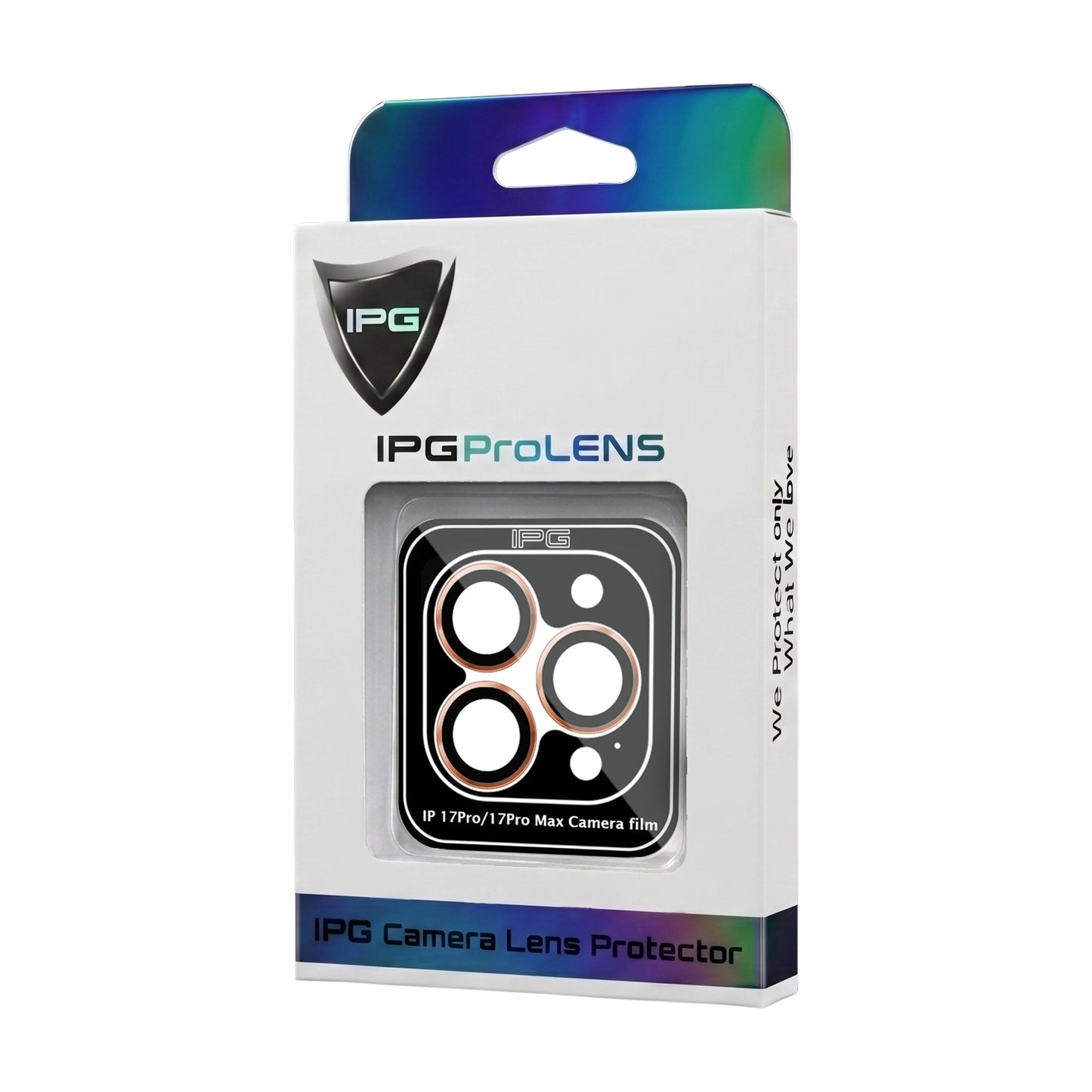 IPG ProLens for Apple iPhone 17 Pro - 17 Pro Max CD TRACK FRAME CAMERA LENS Protector (5 Color Options)
