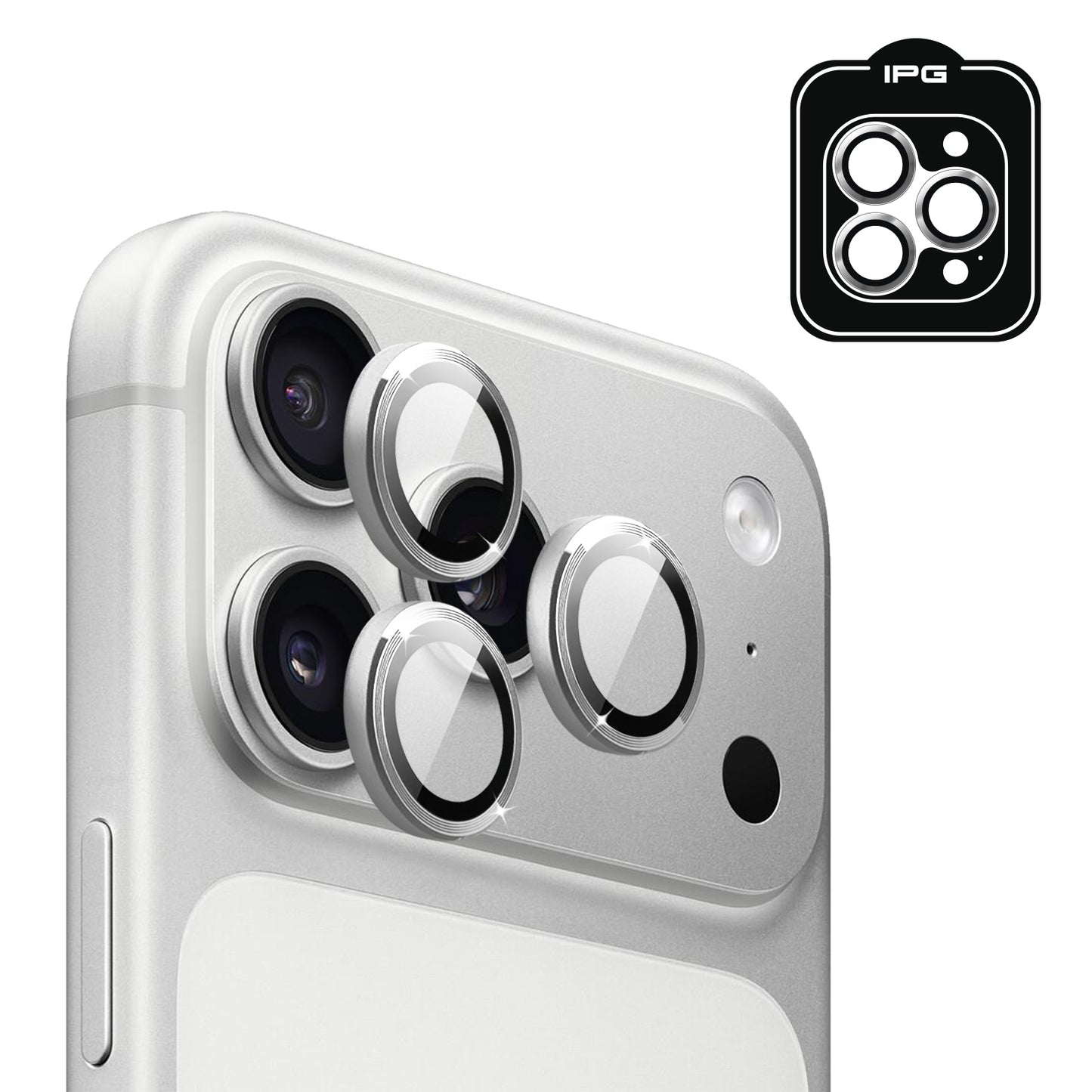 IPG ProLens for Apple iPhone 17 Pro - 17 Pro Max CD TRACK FRAME CAMERA LENS Protector (5 Color Options)