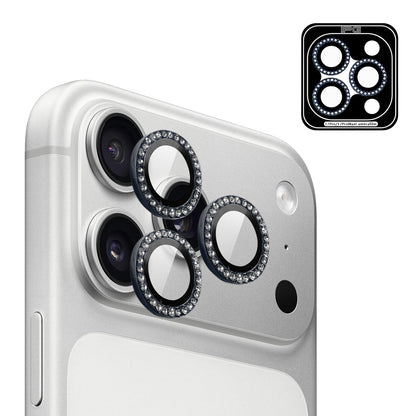 IPG ProLens Apple iPhone 16 Pro - 16 Pro Max için Elmas - Taşlı Kamera Lens Koruyucu (4 Farklı Renk Seçeneğiyle)