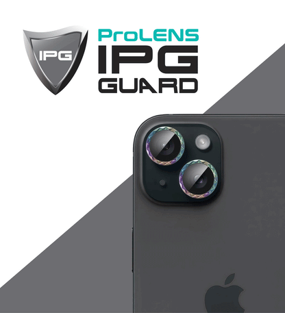 IPG ProLens for Apple iPhone 14 / 14 Plus Rhombic 3D Diamond Individual Frame Camera Lens Protector (2 Color Options)