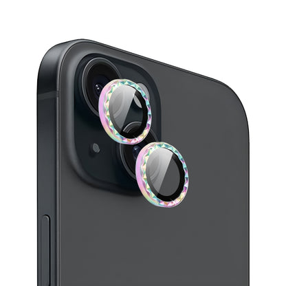 IPG ProLens for Apple iPhone 14 / 14 Plus Rhombic 3D Diamond Individual Frame Camera Lens Protector (2 Color Options)