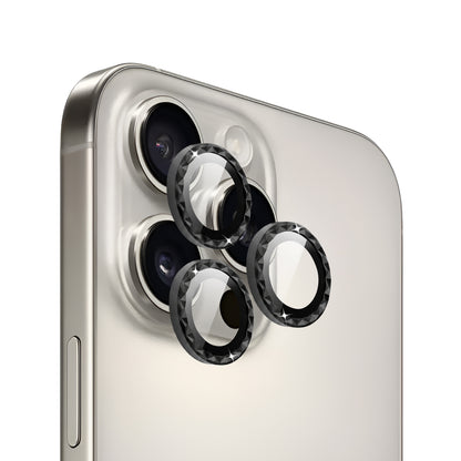 IPG ProLens Apple iPhone 16 Pro - 16 Pro Max için Elmas - Taşlı Kamera Lens Koruyucu (4 Farklı Renk Seçeneğiyle)