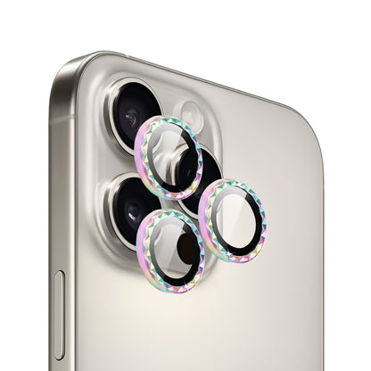 IPG ProLens Apple iPhone 16 Pro - 16 Pro Max için Elmas - Taşlı Kamera Lens Koruyucu (4 Farklı Renk Seçeneğiyle)