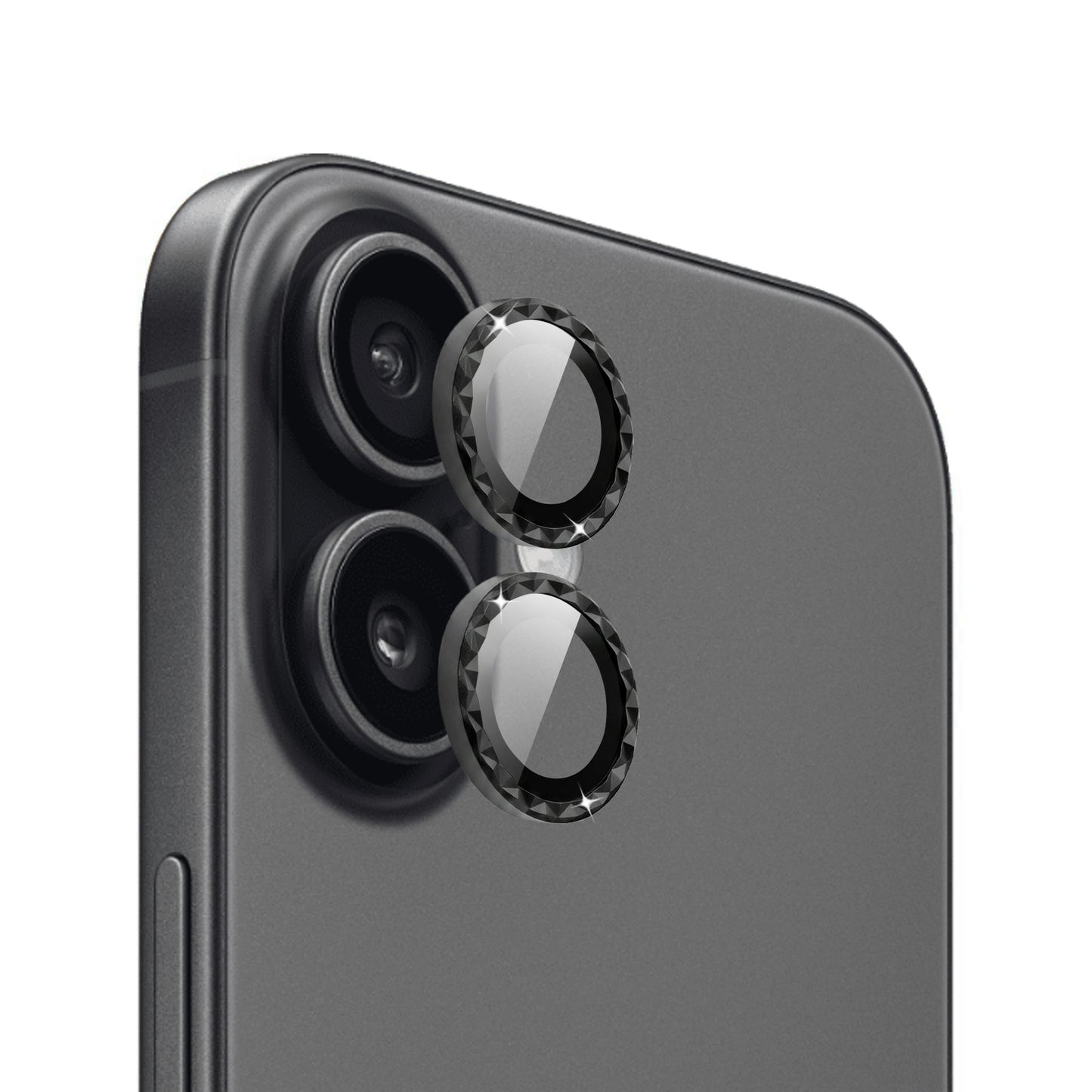 IPG ProLens for Apple iPhone 17 Rhombic 3D Diamond Individual Frame Camera Lens Protector (2 Color Options)