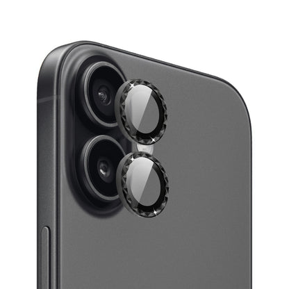 IPG ProLens for Apple iPhone 17 Rhombic 3D Diamond Individual Frame Camera Lens Protector (2 Color Options)